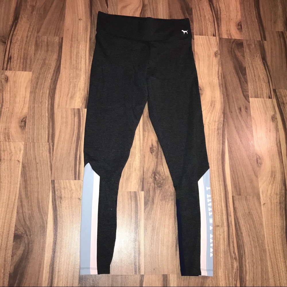 Victoria secret PINK dark gray yoga leggings small